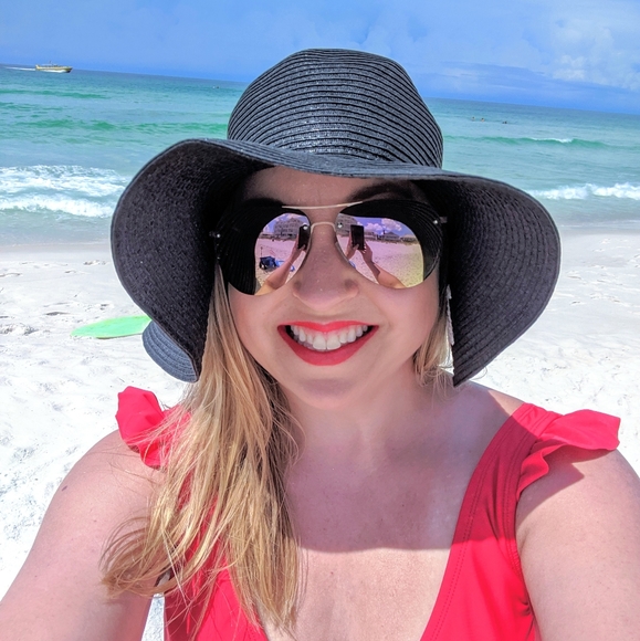 Beach floppy hat "Vacay All Day" - Picture 2 of 3